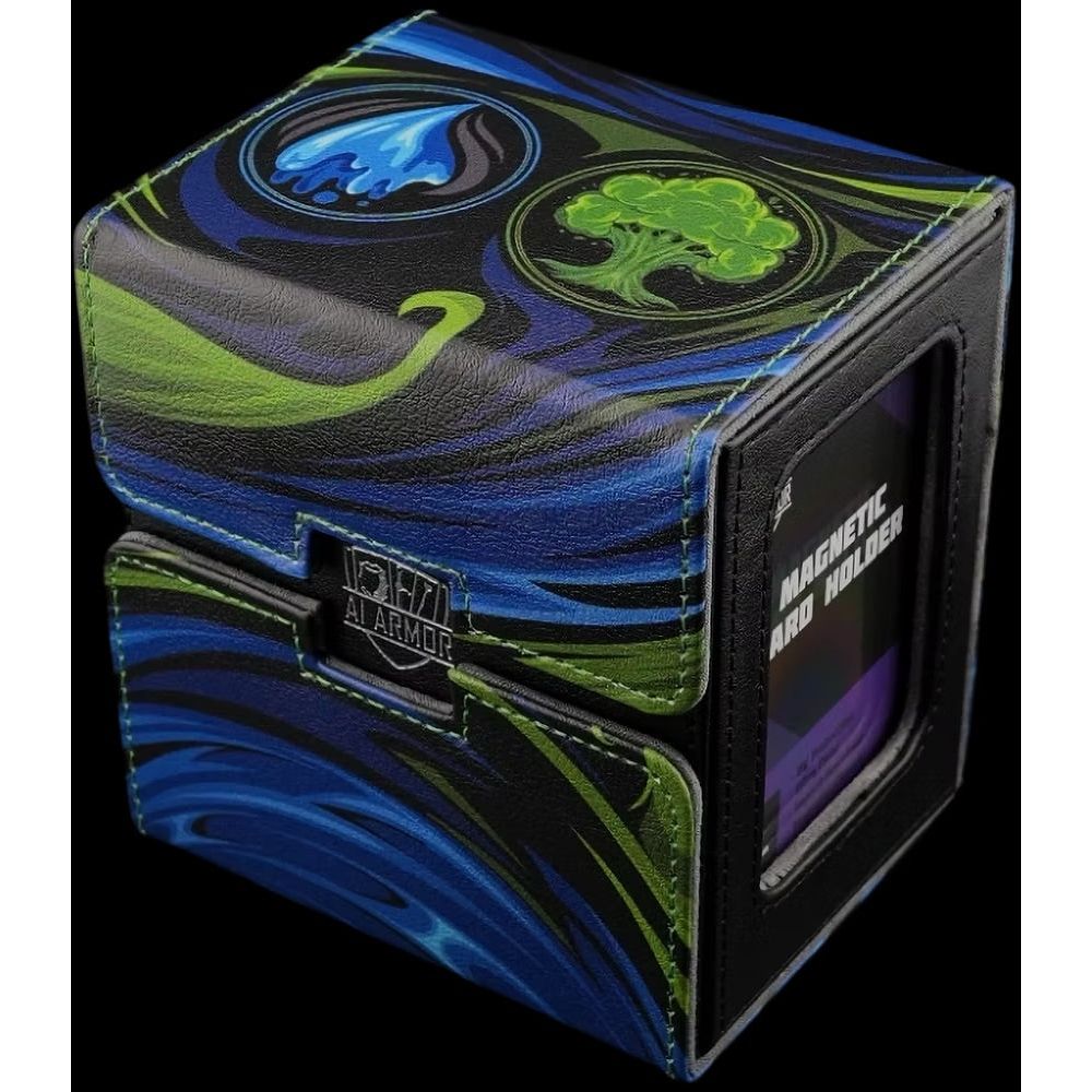 Ai Armor Deck Box - Blue-Green (Simic)