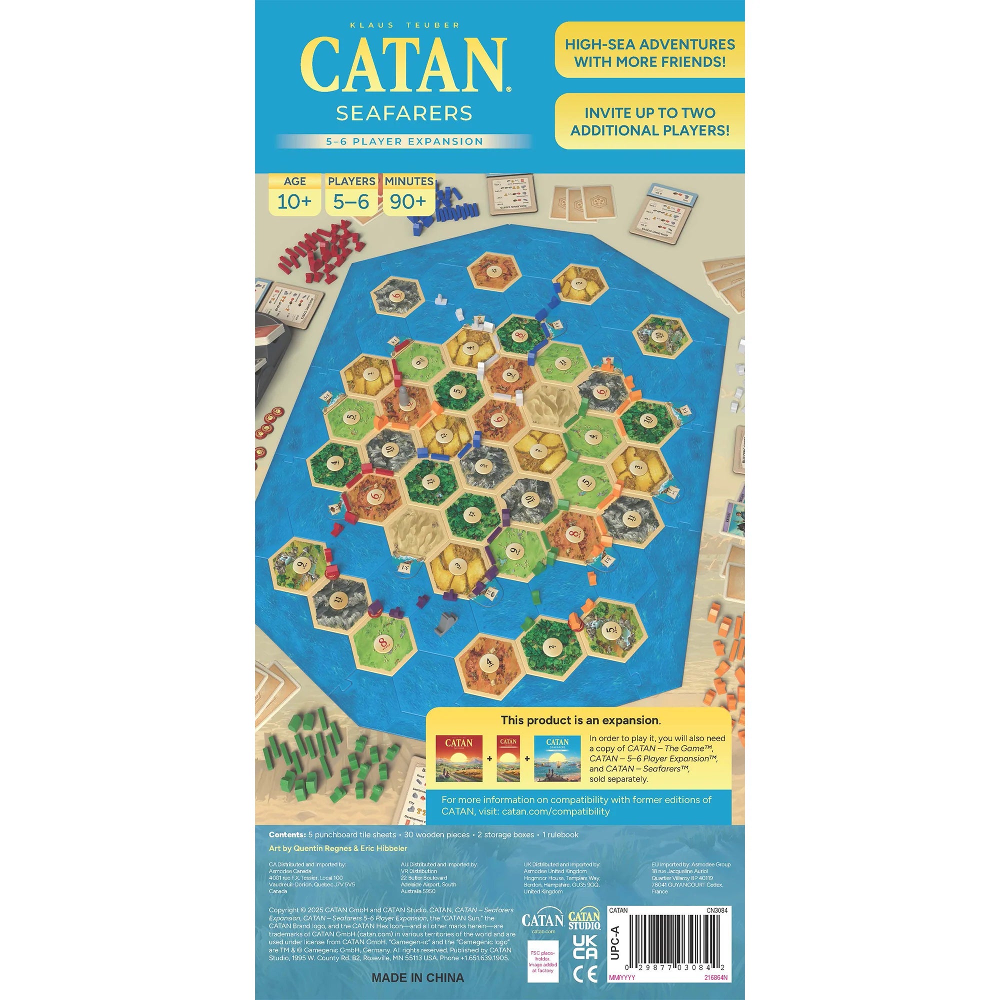 Catan: Seafarers 5-6 Player Expansion Refresh