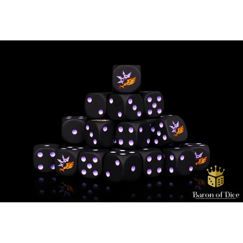 Baron of Dice: Children of Chaos Round Wargaming D6 Set 25c