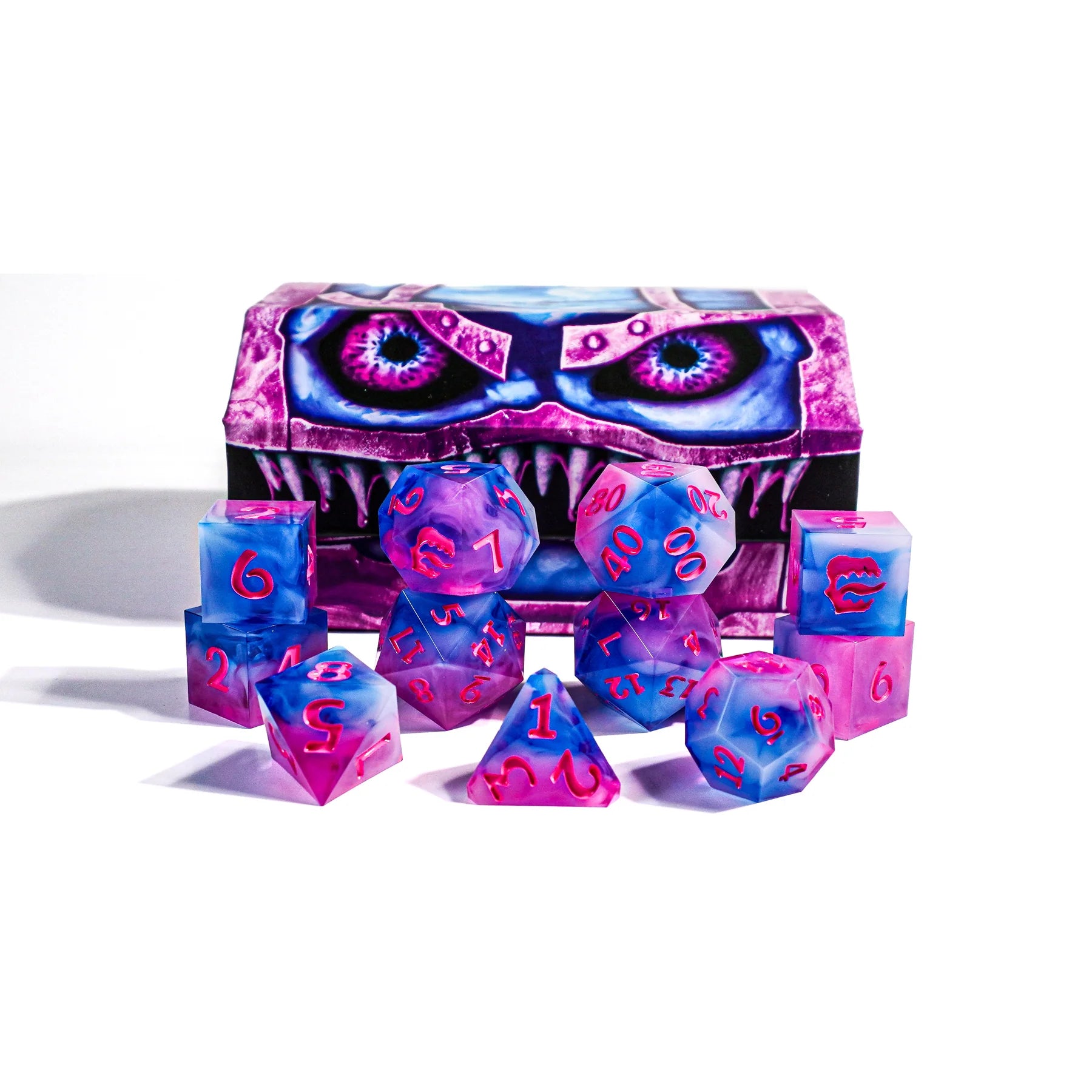 Mimic Dice: Cotton Candy 11pc Signature Resin Set