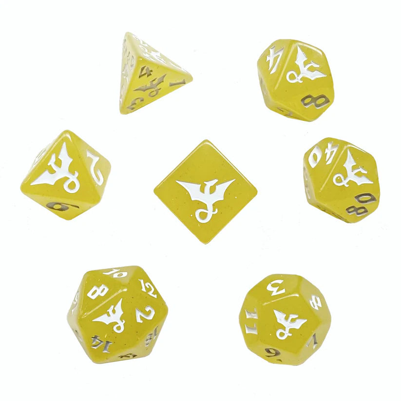 Glitter Dragon: Yellow Dice