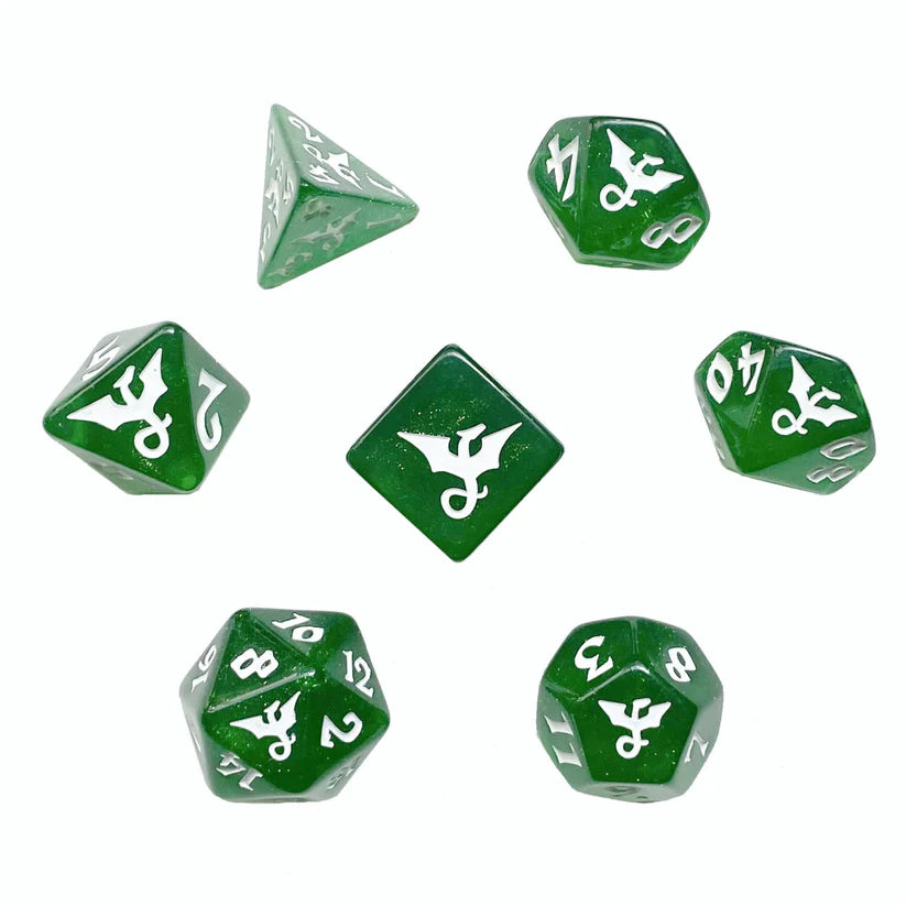 Glitter Dragon: Veridius Dice