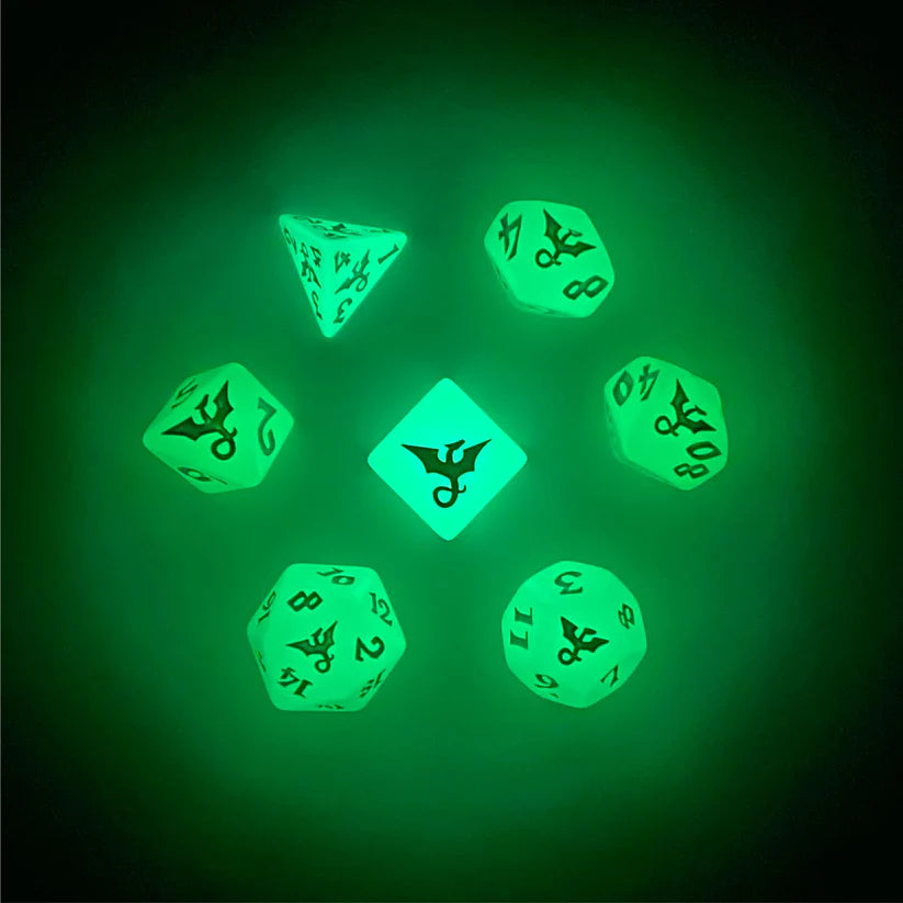 Moon Dragon Glow Dice
