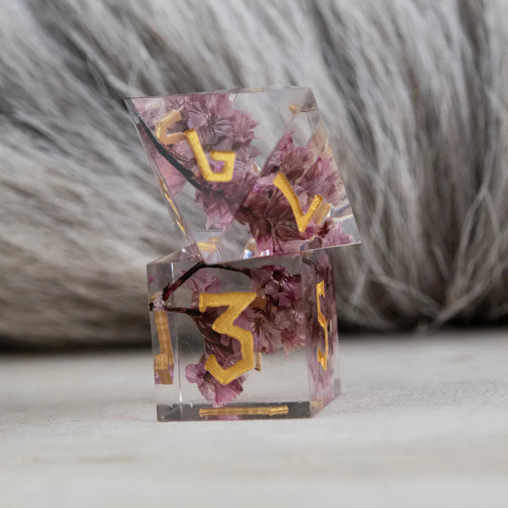 Misty Mountain - Wither and Bloom Sharp-Edged - 7-set Resin Dice
