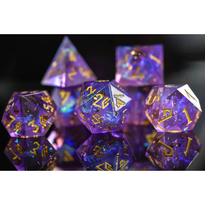 Misty Mountain - Conjure Celestial Sharp-Edged - 7-set Resin Dice