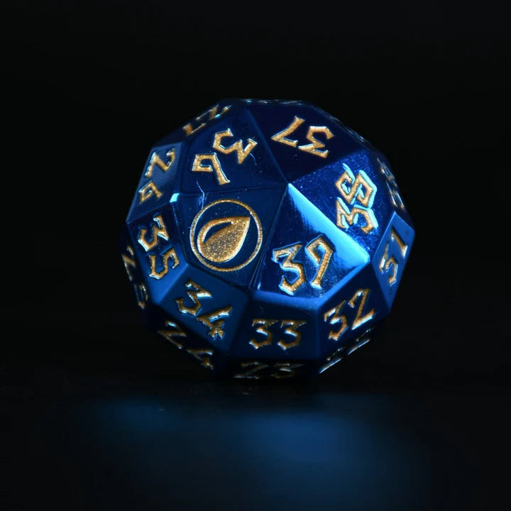 Misty Mountain - Island Mana: 40mm D40 Spindown Metal