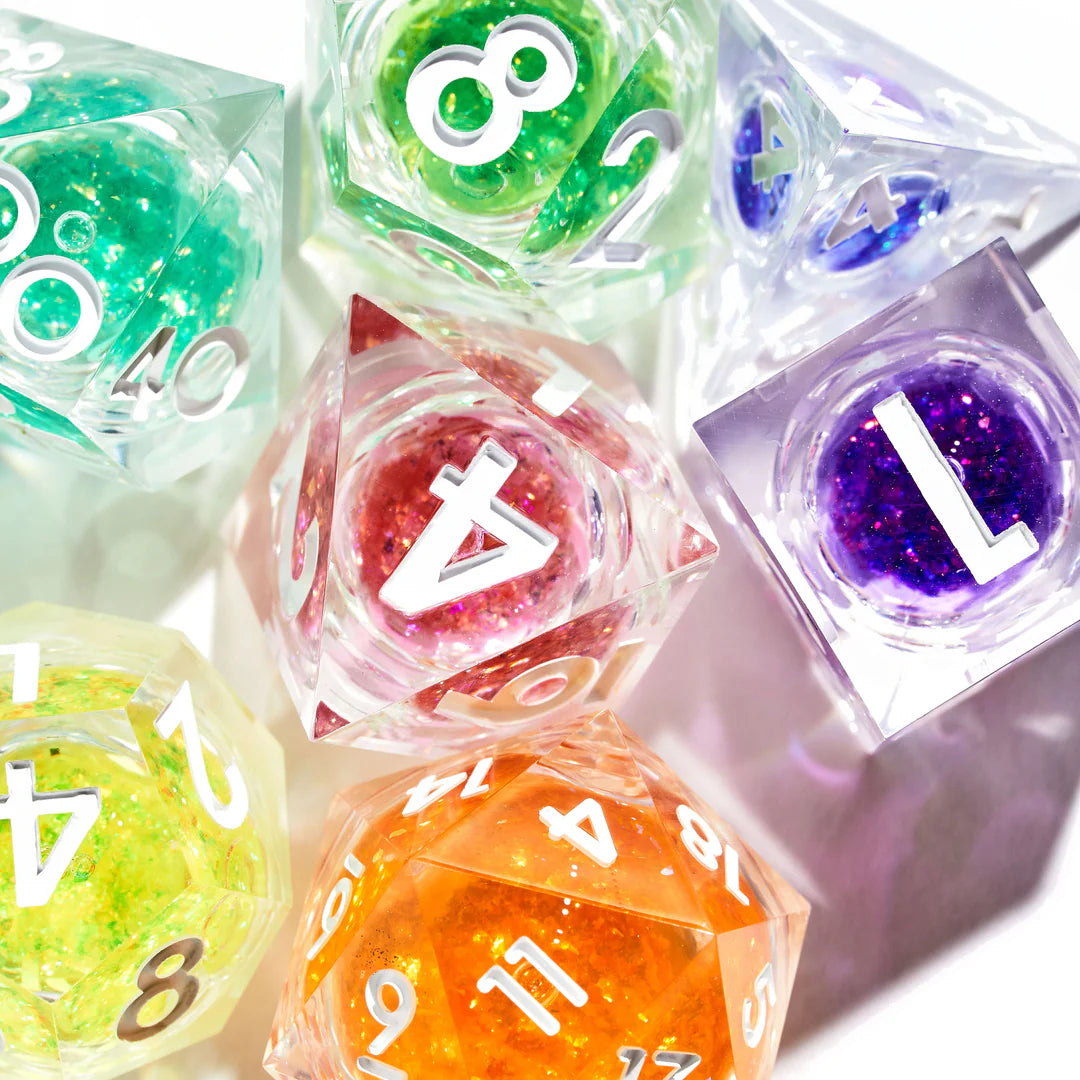 Chromatic Orb 7-Piece Liquid Core Dice Set
