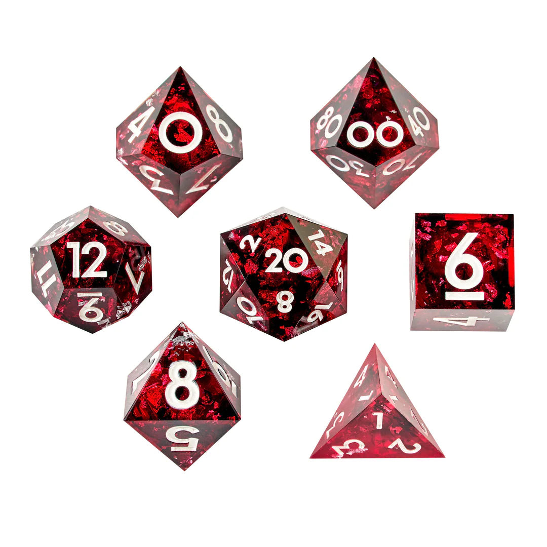 Sanguine Oaths 7-Piece Polyhedral Dice Set