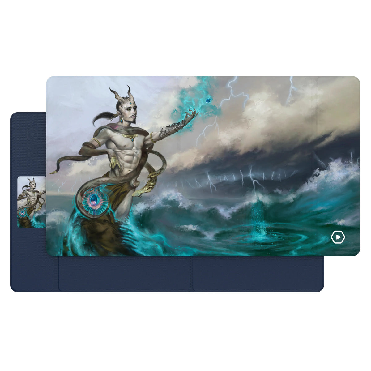 Heavy Play ETB Playmat Art Masters - Djinn by Jim Pavelec