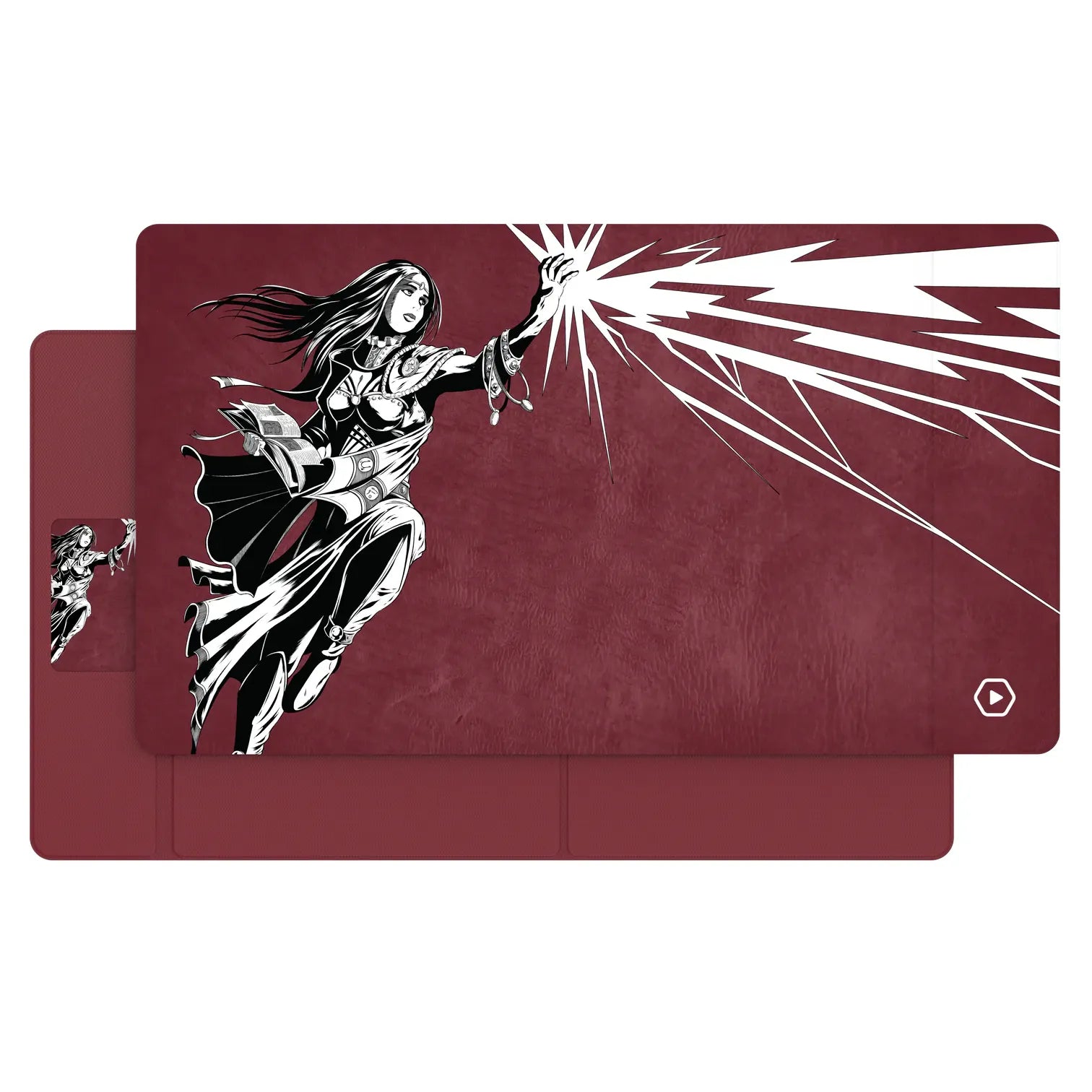 Heavy Play ETB Playmat Art Masters - Lightning Bolt by Phil Stone