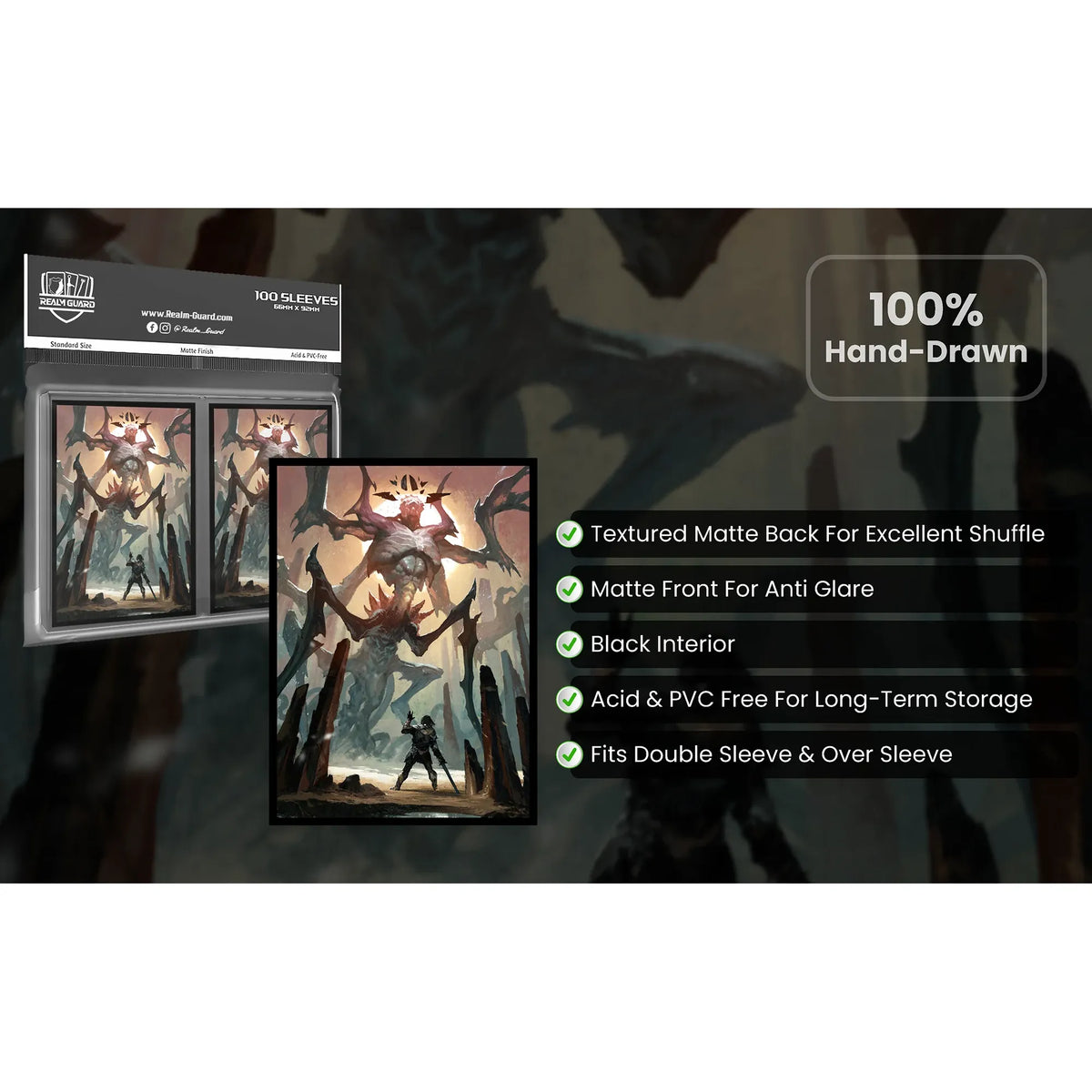 Realm Guard: Graphene Art Sleeves - The Giant (Eldrazi)