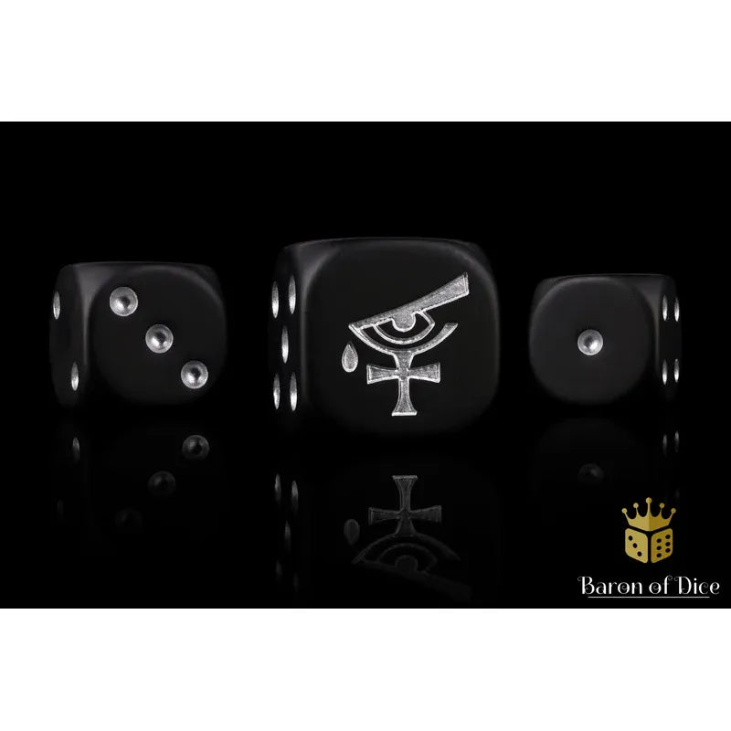 Baron of Dice: Eye of Isha Round Wargaming D6 Set 25c