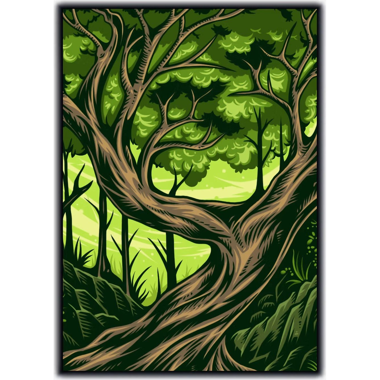 Realm Guard: Graphene Art Sleeves - Forest
