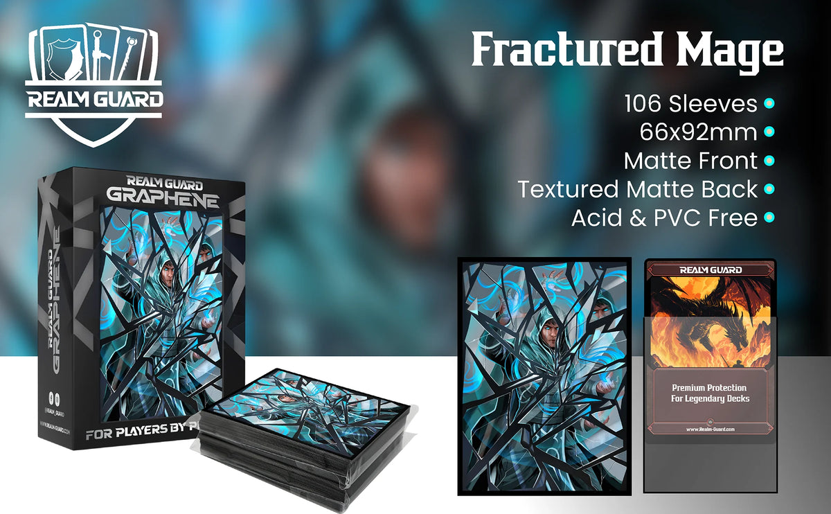 Realm Guard: Graphene Art Sleeves - Fractured Mage