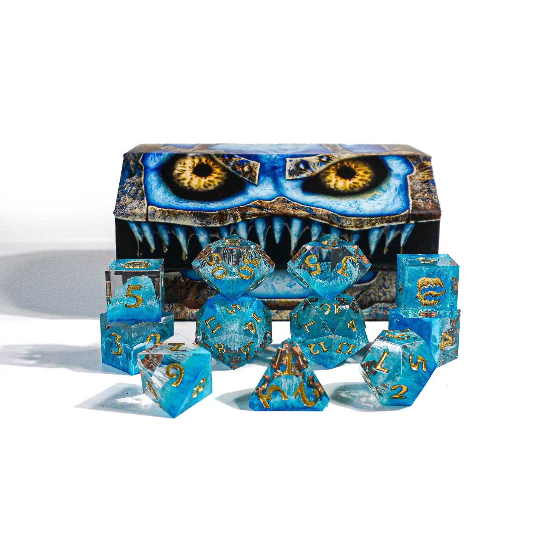 Mimic Dice: Frost Maiden 11pc Signature Resin Set