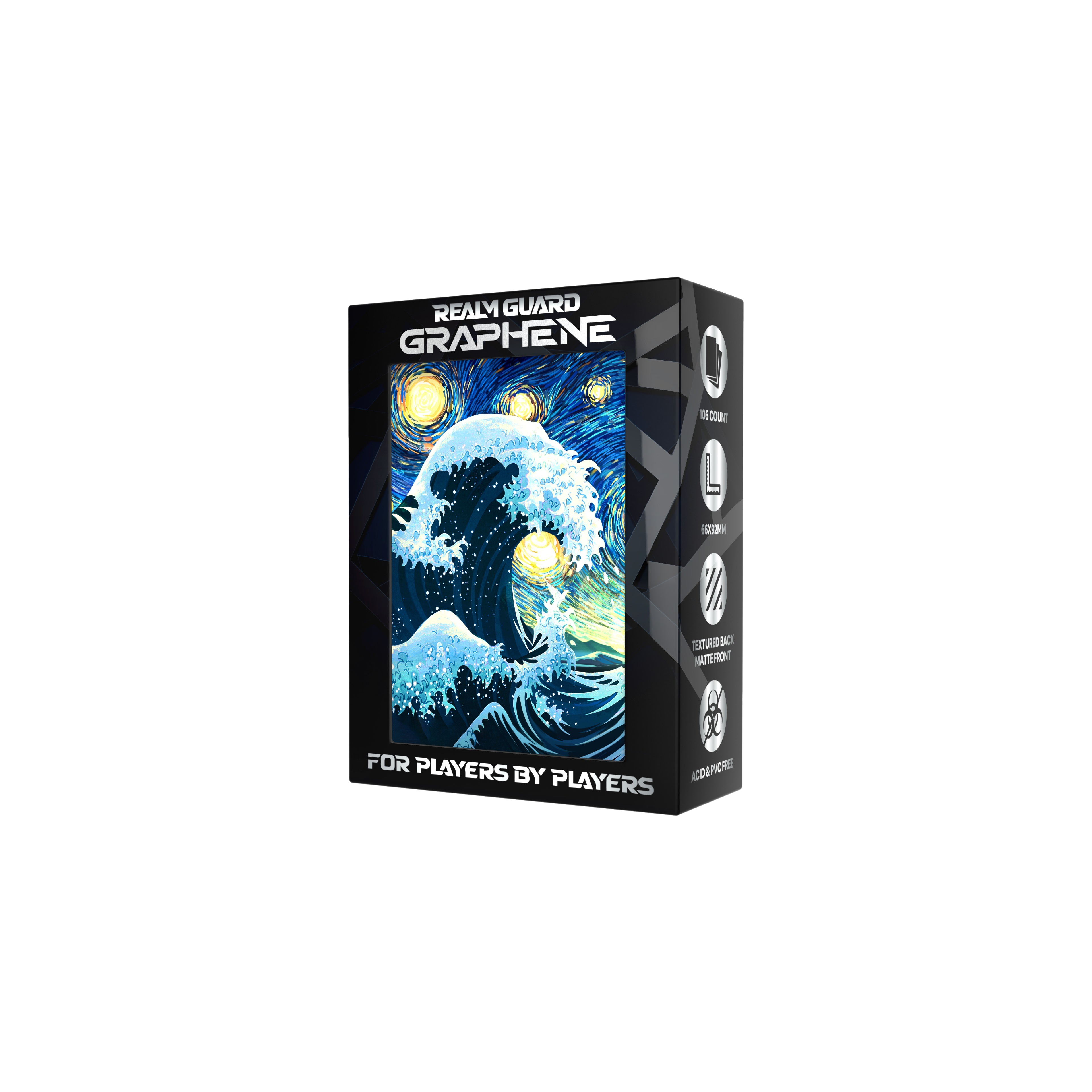 Realm Guard: Graphene Art Sleeves - Great Starry Wave