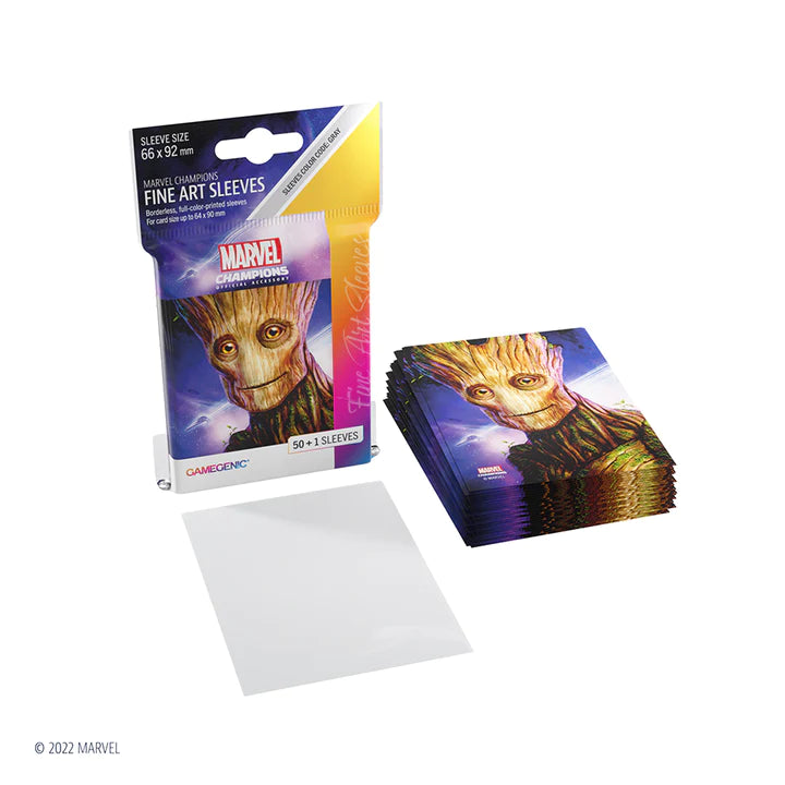 Marvel Champions: Groot Sleeves 66x92mm