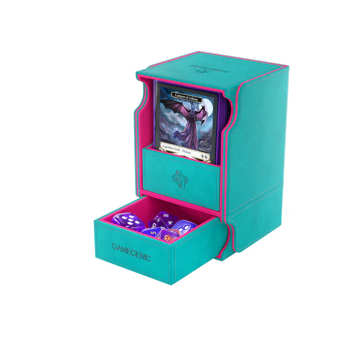 Teal/Pink Watchtower 100+ XL Convertible Deck Box