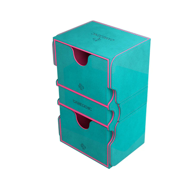 Teal/Pink Stronghold 200+ XL Convertible Deck Box