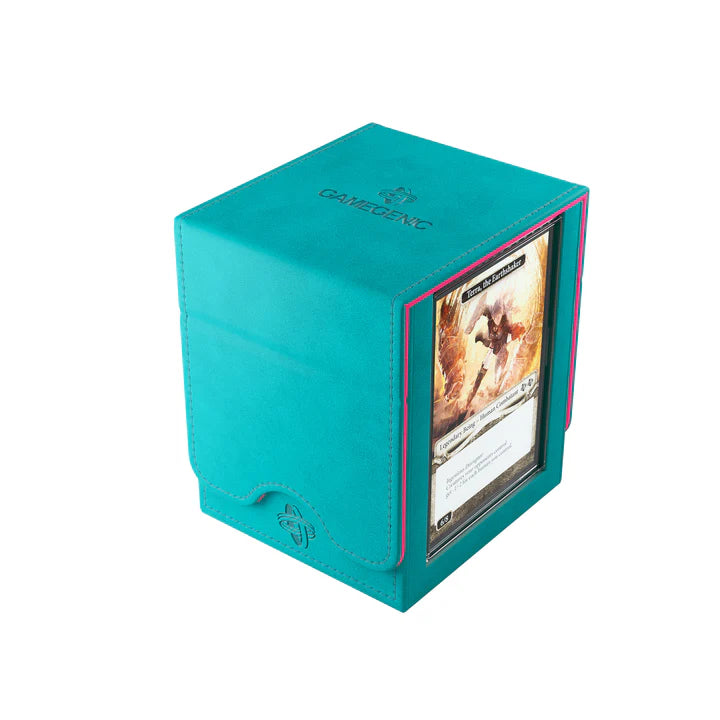 Teal/Pink Squire Plus 100+ XL Convertible Deck Box