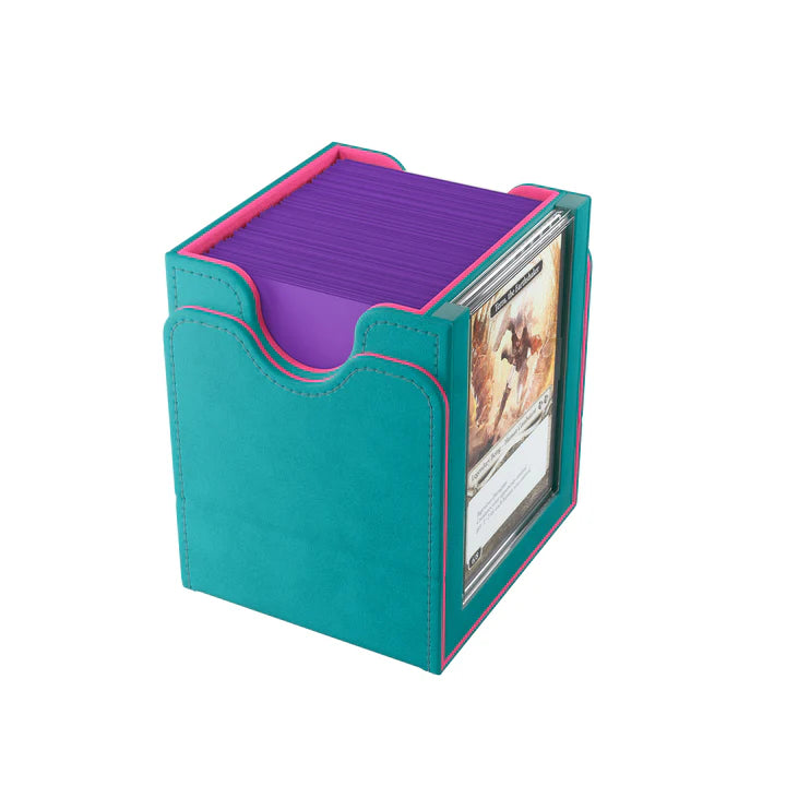 Teal/Pink Squire Plus 100+ XL Convertible Deck Box