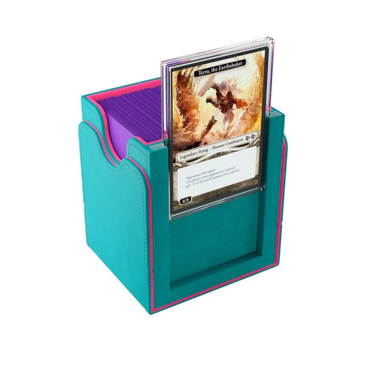 Teal/Pink Squire Plus 100+ XL Convertible Deck Box