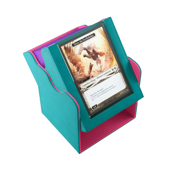 Teal/Pink Squire Plus 100+ XL Convertible Deck Box