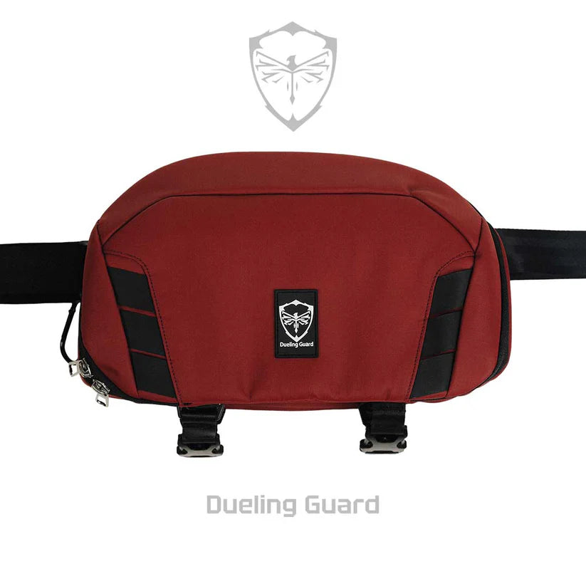 The Gauntlet TCG Bag + Sabre Mat Sling - Ruby (Pre-Order)