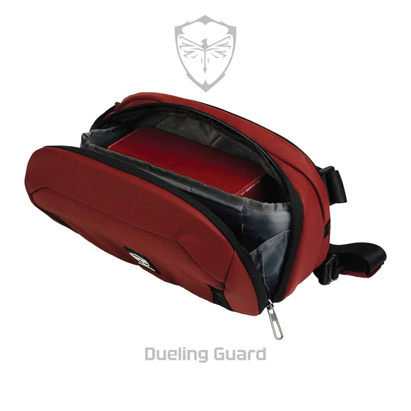 The Gauntlet TCG Bag + Sabre Mat Sling - Ruby (Pre-Order)