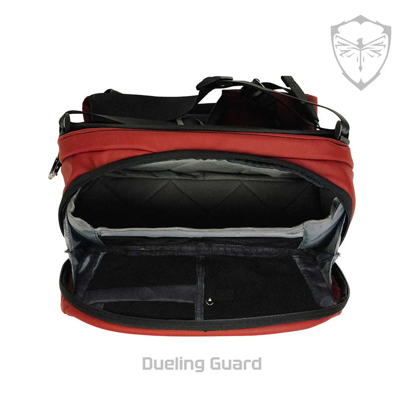 The Gauntlet TCG Bag + Sabre Mat Sling - Ruby (Pre-Order)