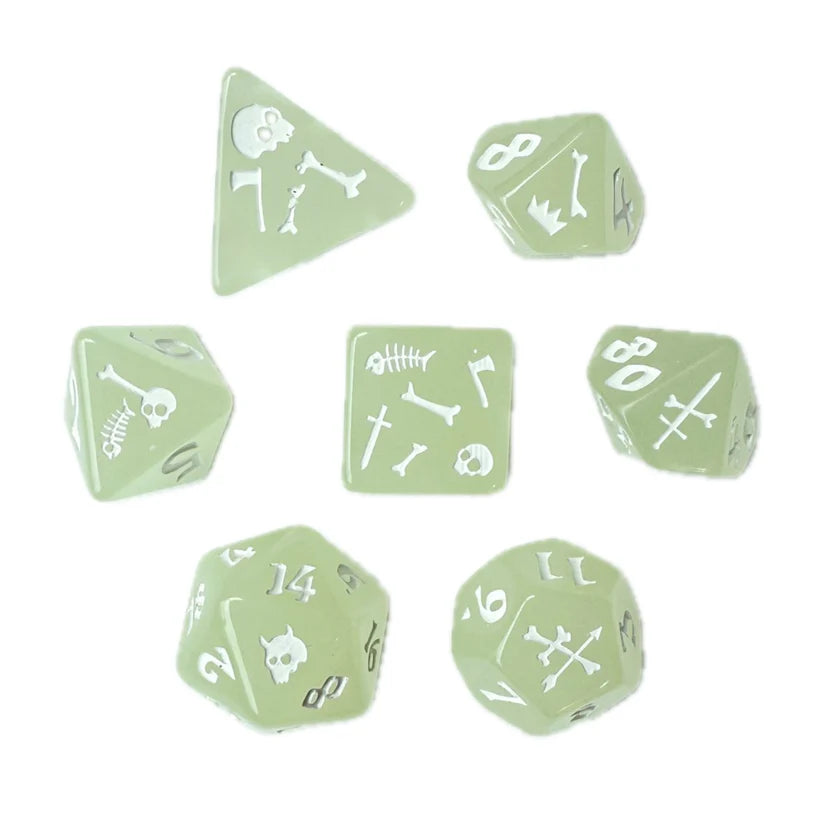 Gelatinous Cube: Glow in the Dark Dice