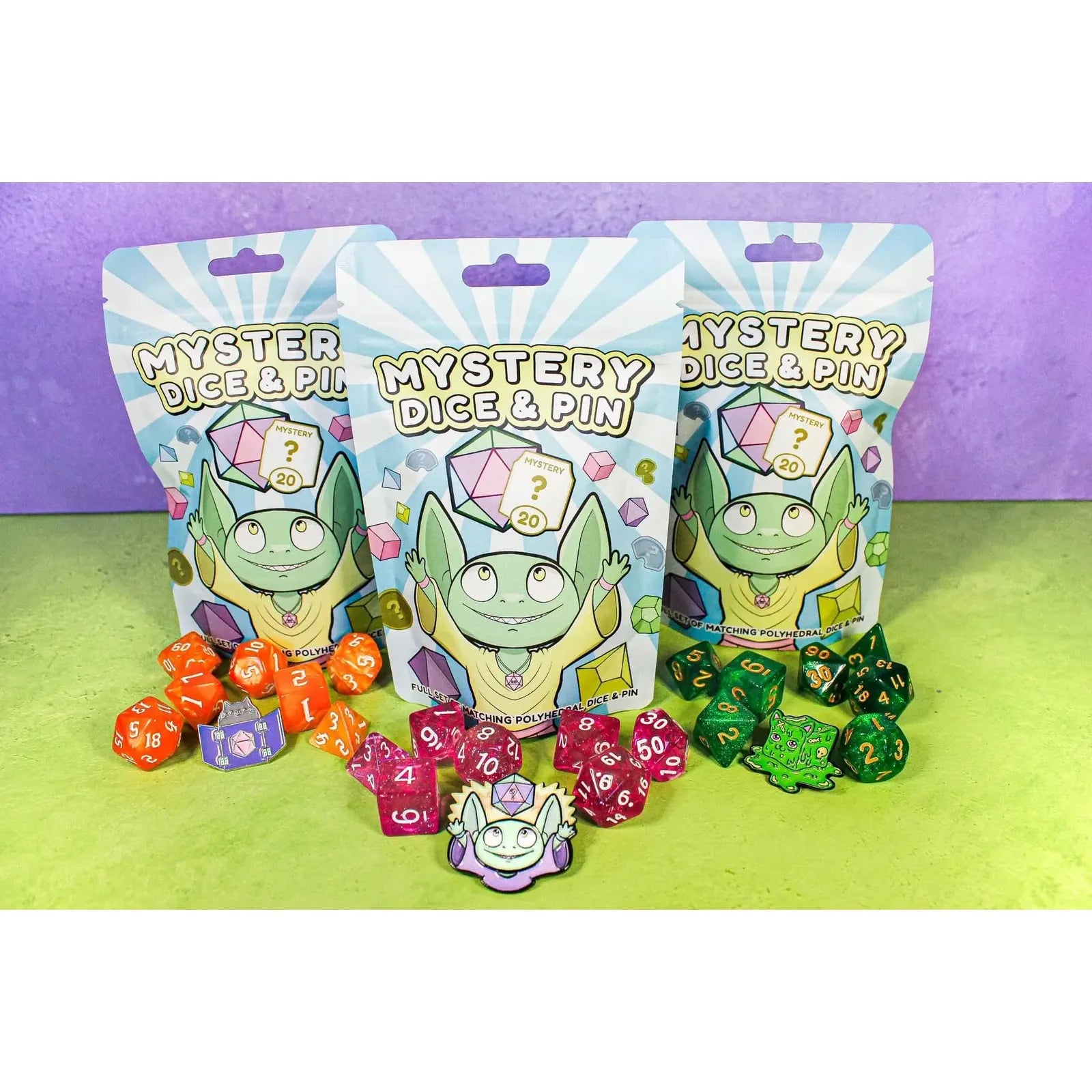 Mystery Dice & Pin Set Pack