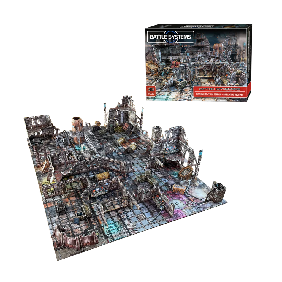 Battle Systems: Sci-Fi Gothic Cityscape