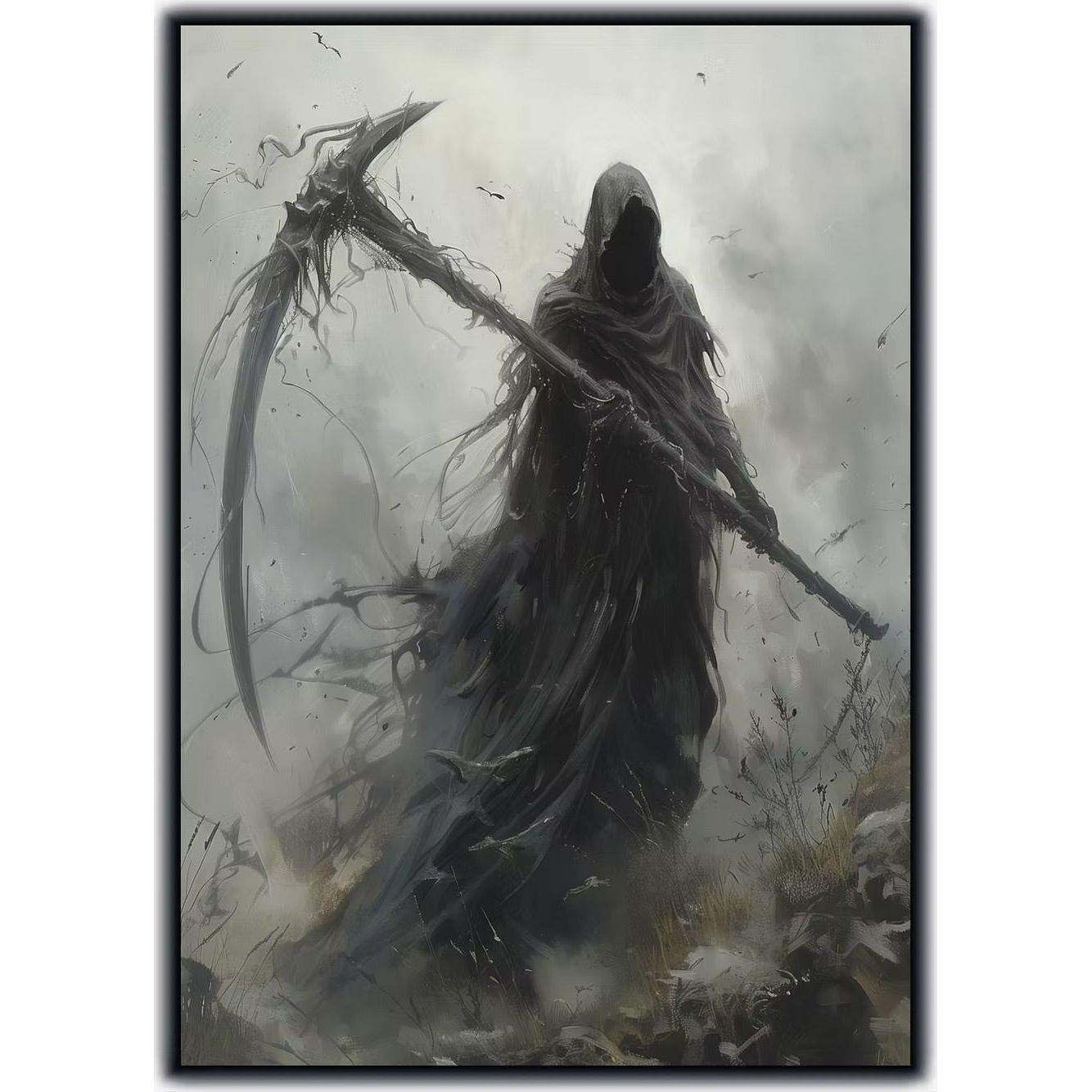 Realm Guard: Graphene Art Sleeves - Grim Reaper