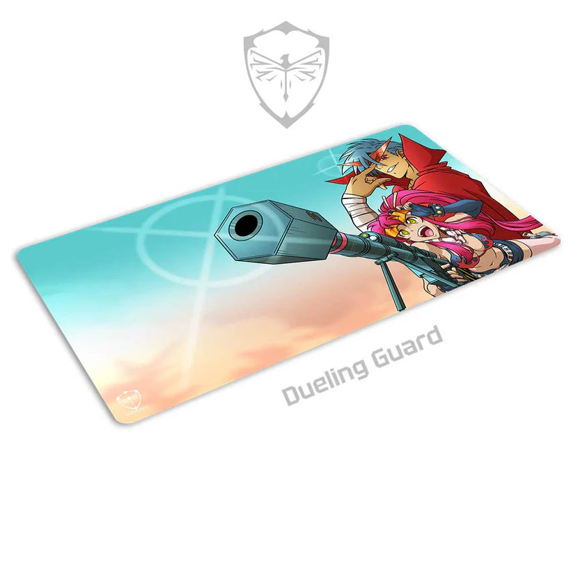 Drill To The Heavens 1-Player Stitched Edge Playmat