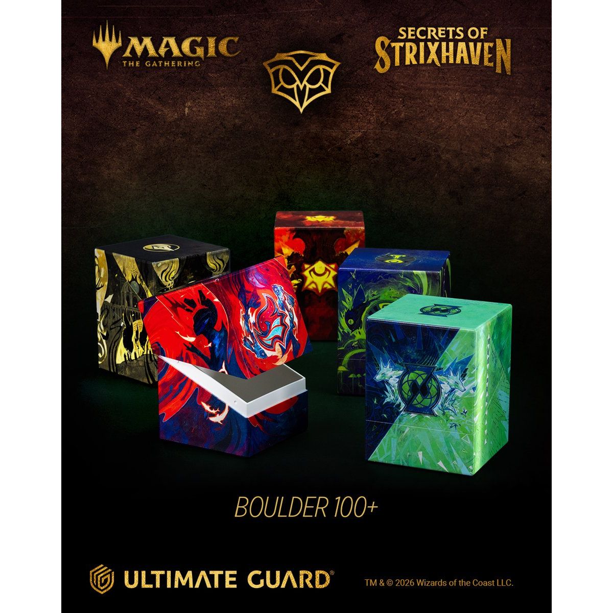 Ultimate Guard: Secrets of Strixhaven: Boulder 100+ Deck Box