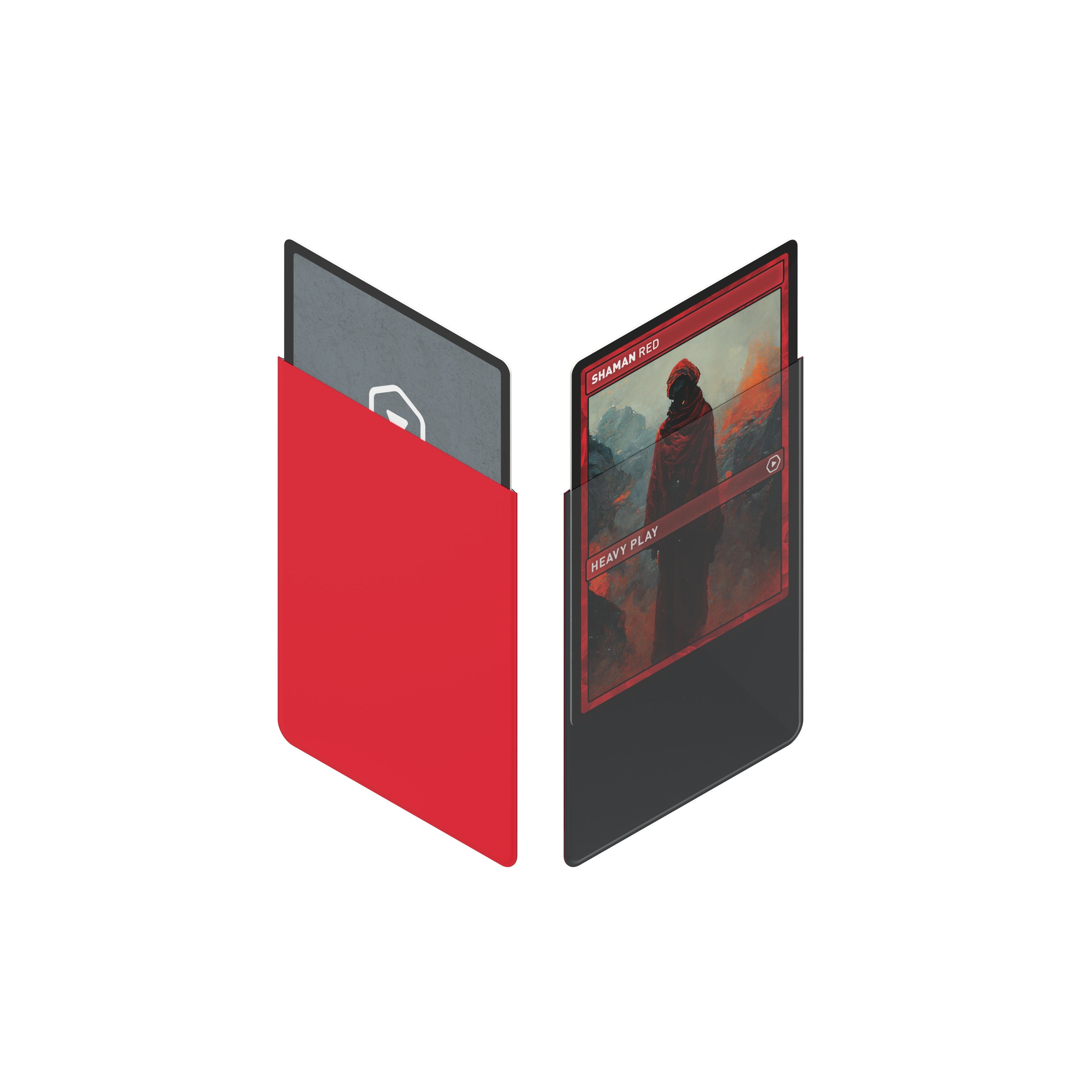 Heavy Play CURV Shaman Red Standard Sleeves 100ct