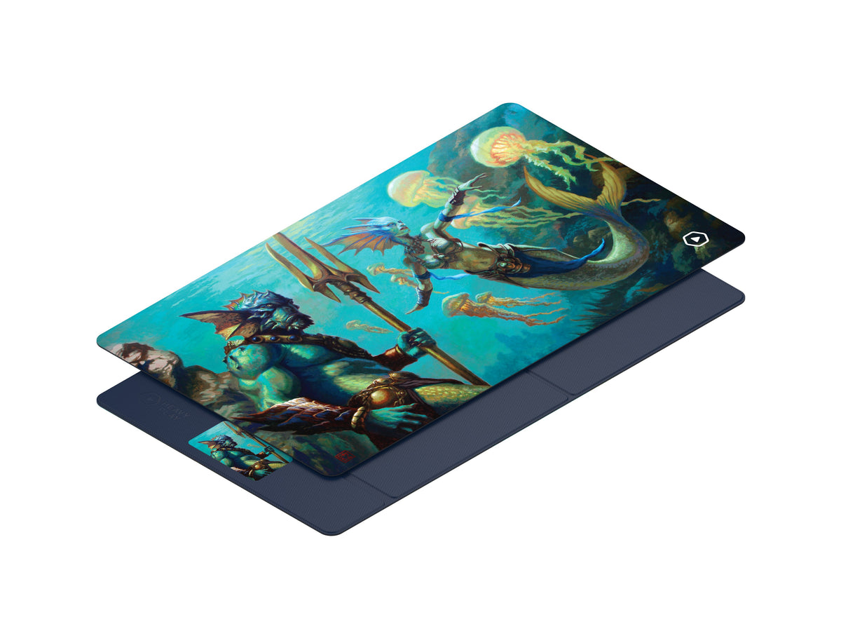 Heavy Play ETB Playmat Art Masters - Merfolk by Dan Scott