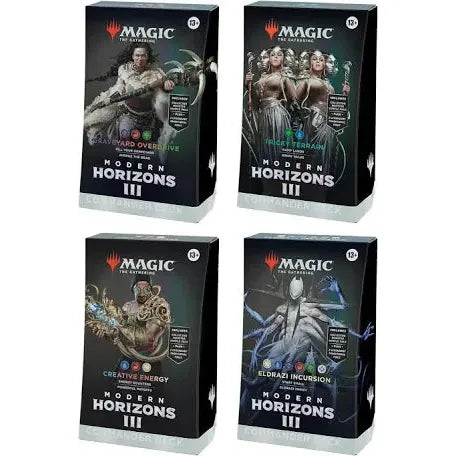 Magic the Gathering: Modern Horizons 3 Commander Deck Case (Includes All 4) (Pre-Order) (6/14/24 Release)