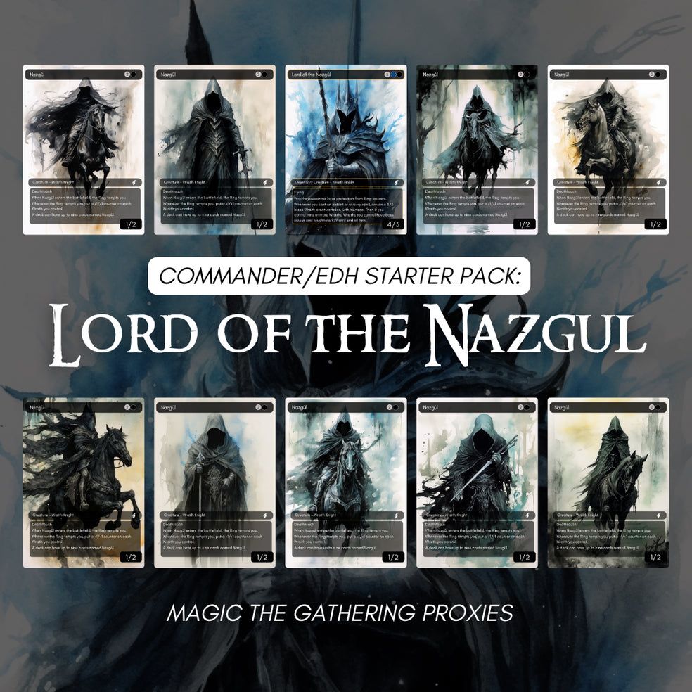 mtg lord of the nazgul commander deck Commander Starter Pack: Lord of the Nazgûl (Proxy)