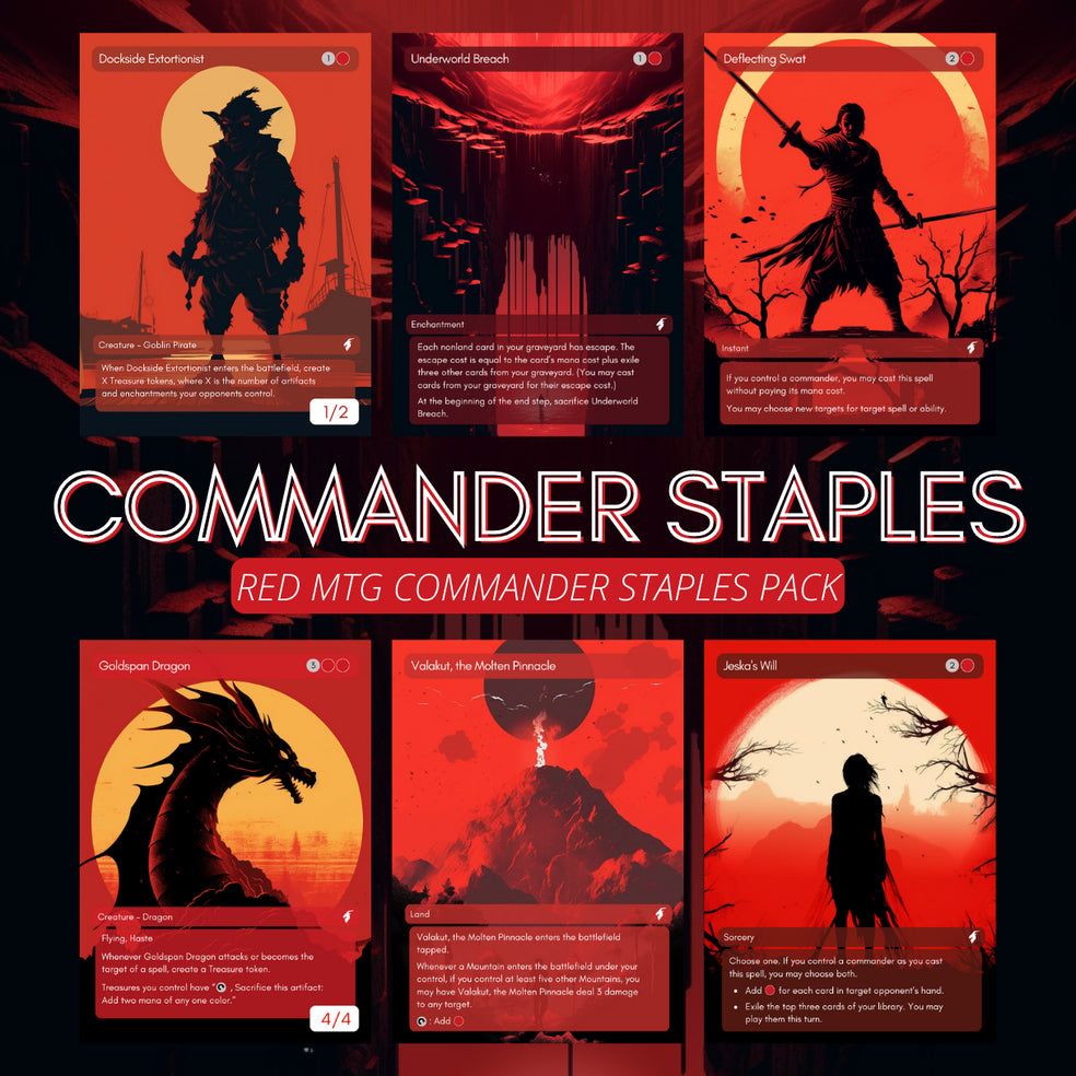 staple red cards mtg Commander Staples: Red (Proxy)