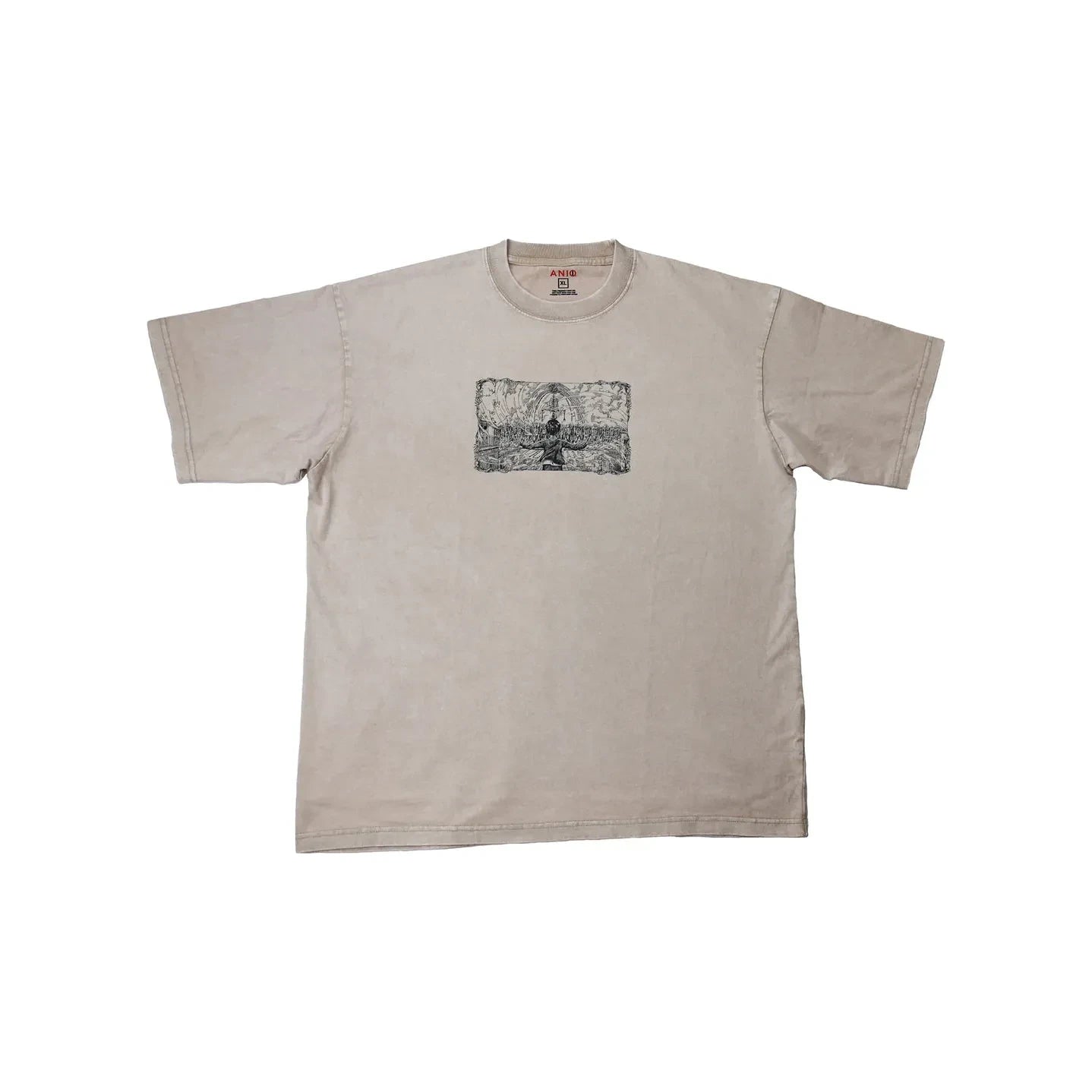 Freedom Acid Wash Tee - XL