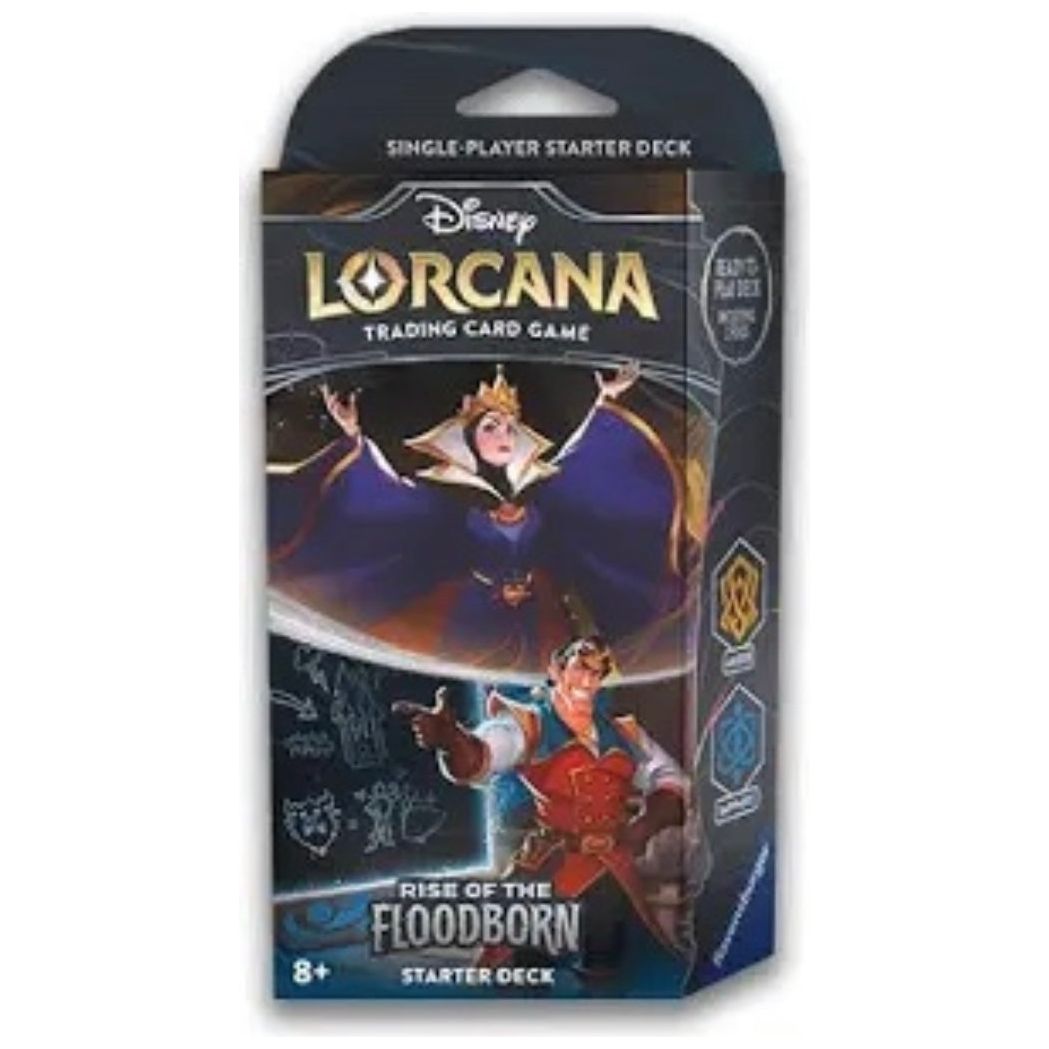Disney Lorcana TCG: Rise of the Floodborn - Amber and Sapphire Starter Deck