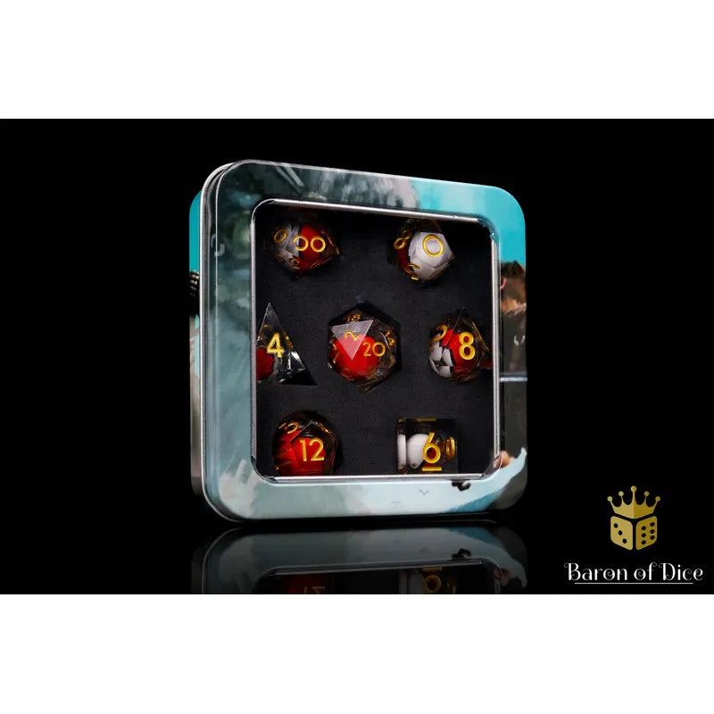 Baron of Dice: I Choose You! - Liquid Core 7 Piece Polyhedral RPG Dice Set