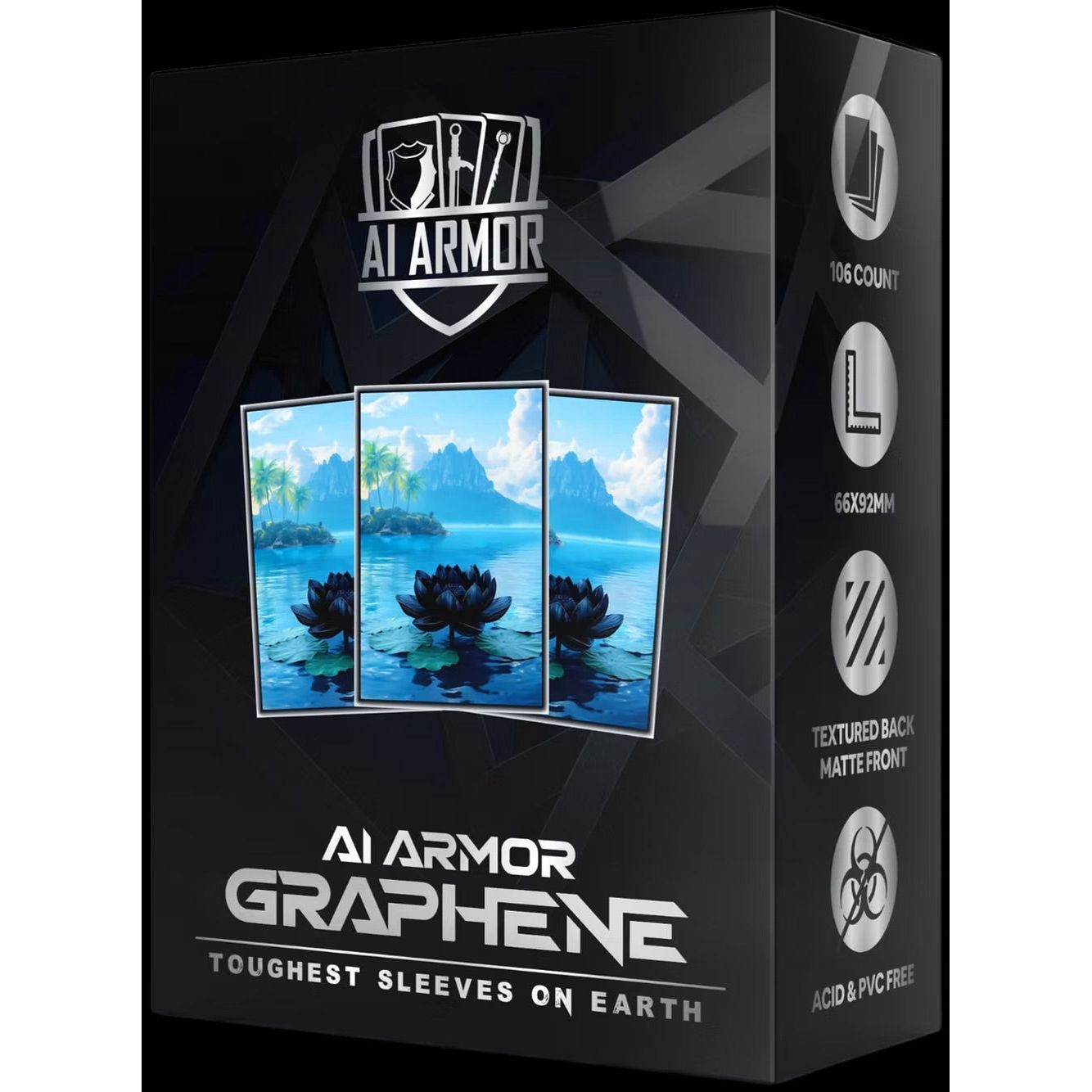 Ai Armor - Island Black Lotus Sleeves (Preorder Restock)