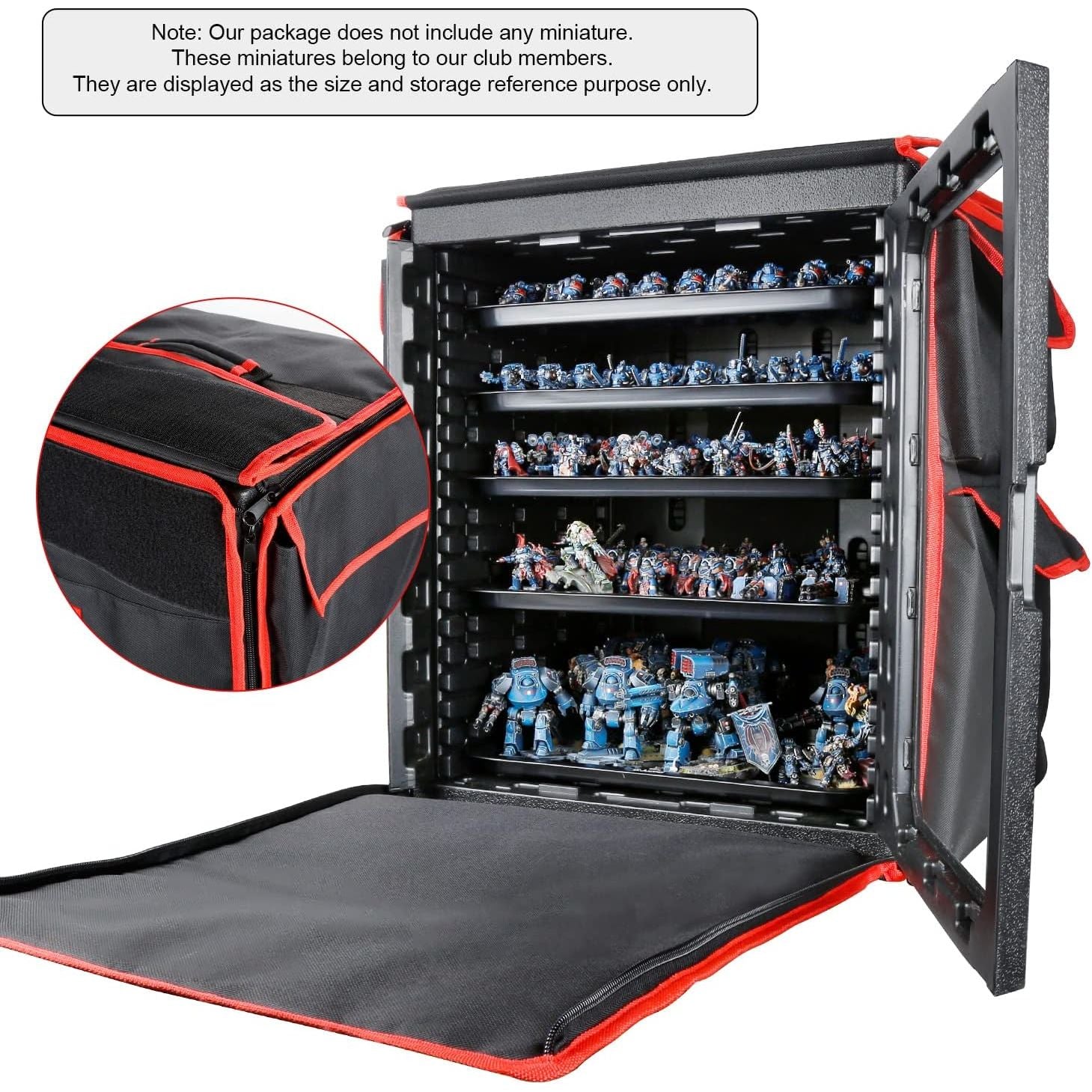 Jucoci Wargame Miniature Portable Large Storage Case + Backpack Bundle