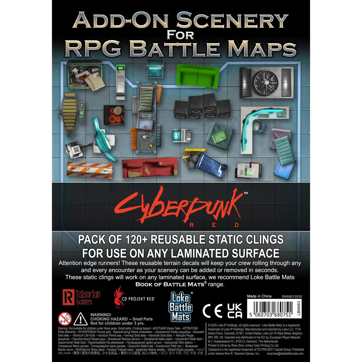 Add On Scenery Pack RPG Maps: Cyberpunk