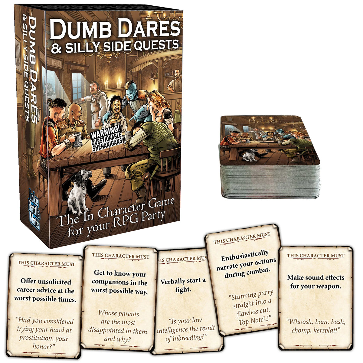 Dumb Dares & Silly Side Quests Deck