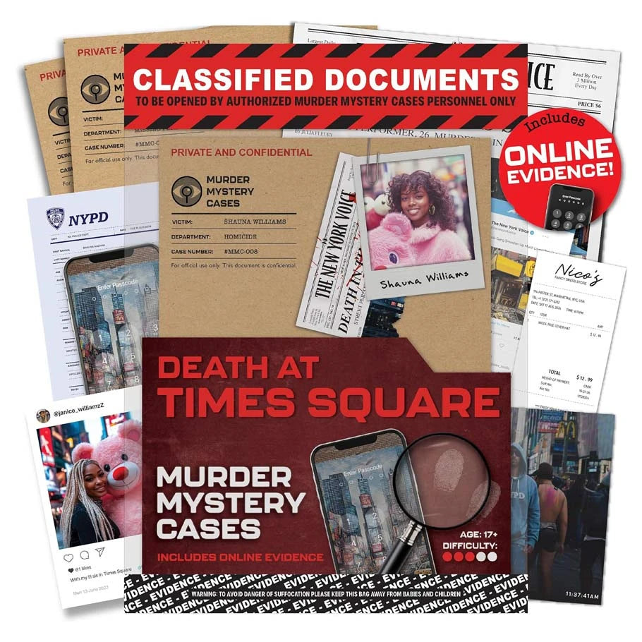 Murder Mystery Cases: Death at Times Square