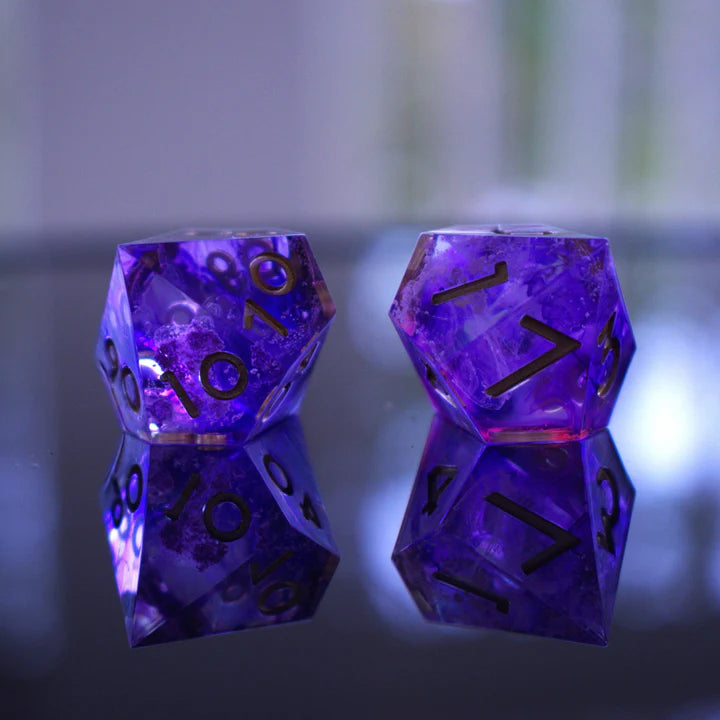 Misty Mountain - Mage Hand Sharp-Edged - 7-set Resin Dice